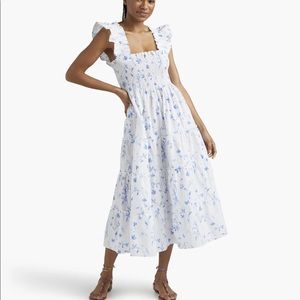 The Ellie Nap Dress Blue Botanical Hill House Home